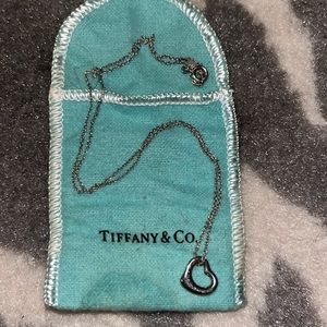 Tiffany & Co Heart Necklace Silver
